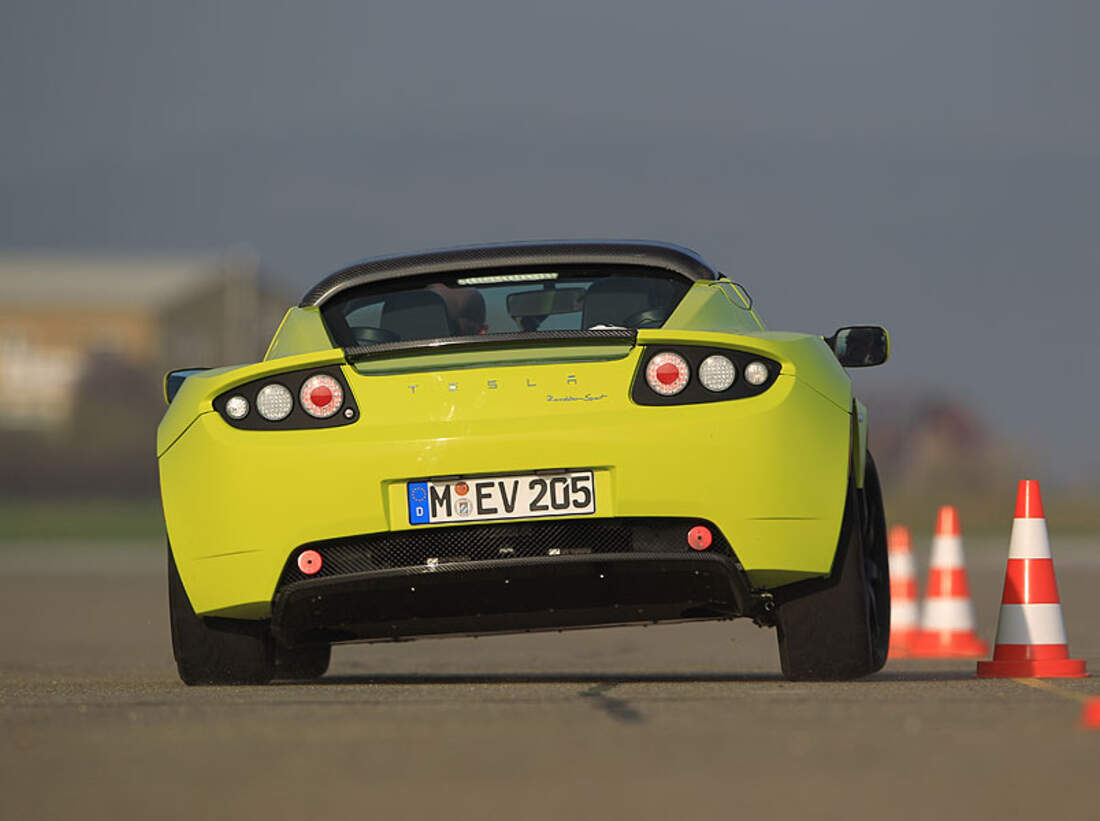 Neuer Tesla Roadster Km H Spitze Markstart Auto Motor Und