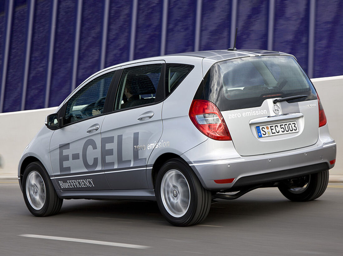 Mercedes A Klasse E Cell Test Kompaktwagen Mit Elektroantrieb Auto