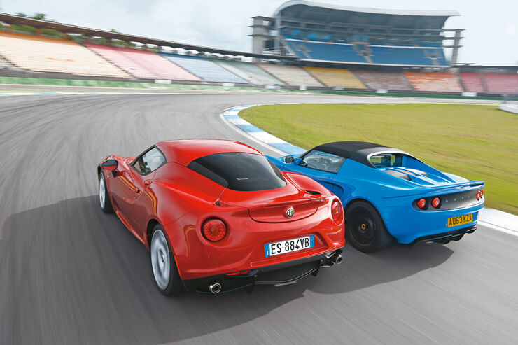 Alfa Romeo 4C Lotus Elise S Club Racer Heckansicht fotoshowBig e5eeabd0 788197