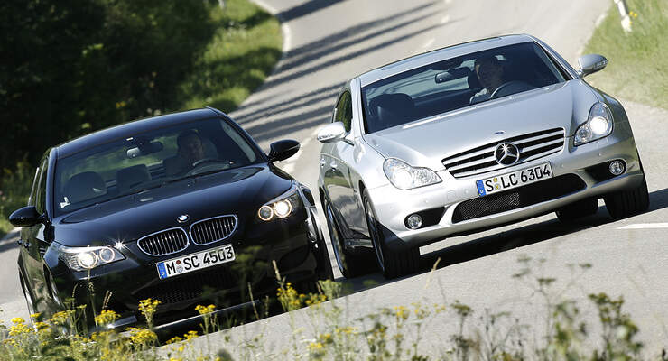 Bmw M5 Und Mercedes Cls 63 Amg Im Vergleichstest Auto Motor Und Sport