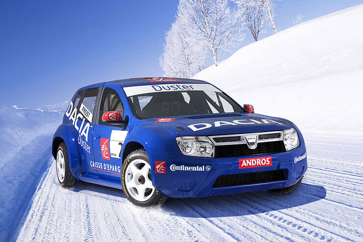 Dacia Duster  Rallye Version  Schnee statt Staub Dacia 
