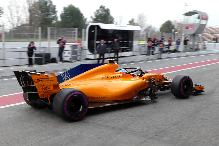 Fernando Alonso - McLaren - Barcelona F1-Test 2018 - Tag 1