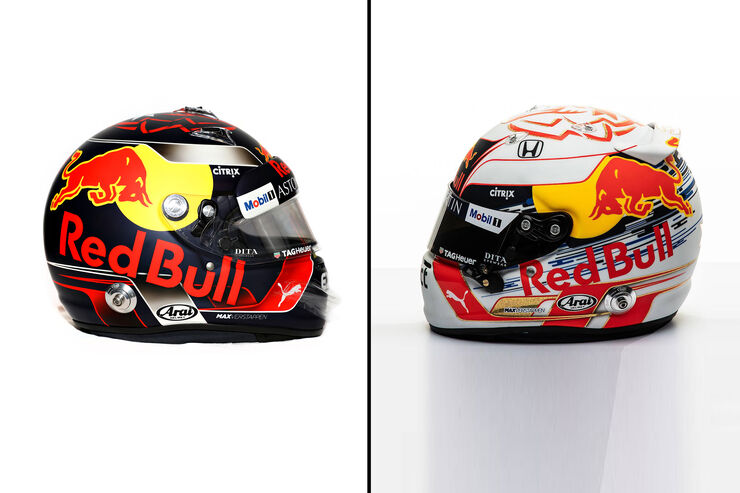 Neue Red-Bull-Helme für 2019: Verstappen jetzt ganz in ...