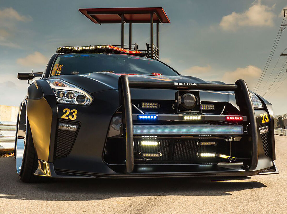 Nissan GTR r35 Police