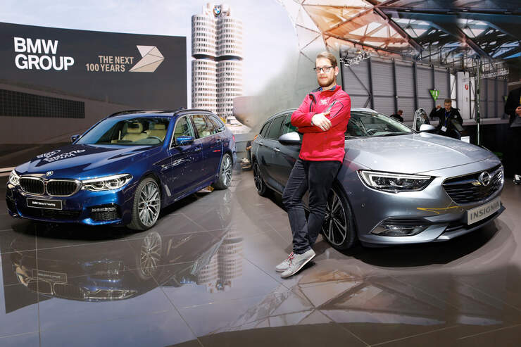 Kombivergleich BMW  5er Touring  und Opel Insignia Sports  