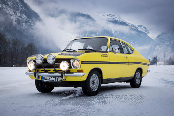 Mit Dem Opel Kadett B Coupé Rallye Durch Den Schnee - Auto Motor Und Sport