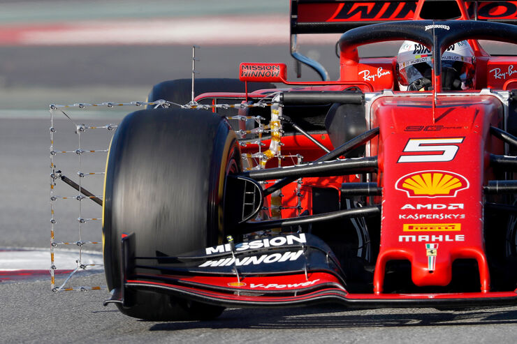 Sebastian Vettel - Ferrari - Barcelona - F1-Test - 27. Februar 2019