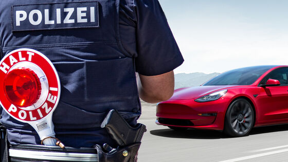 Tesla Polizei